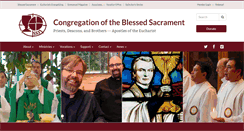 Desktop Screenshot of blessedsacrament.com