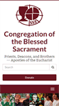 Mobile Screenshot of blessedsacrament.com