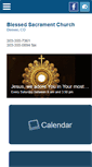 Mobile Screenshot of parish.blessedsacrament.net